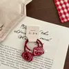Excelente Pinza para el Cabello de Lunares Rojos a Cuadros de Año Nuevo, Linda Pinza BB de Lazo de Gato, Goma para el Cabello No Dañina para Niños