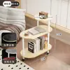 Mesa auxiliar simple y portátil para la sala de estar, adecuada para usar como mesa de café o mesita de noche en apartamentos pequeños