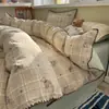 Juego de ropa de cama de cuatro piezas de grado A para maternidad e infantil para dormir desnudo en la cama, algodón puro genuino, sábana y funda de edredón estilo Fair Isle, juego de tres-cuatro piezas para dormitorio