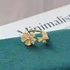 Anillo Abierto de Lujo de Gama Alta Accesible Apilable Medieval Vintage Full Zirconia Cúbica Microincrustada Anillo Personalizado de Nicho para Mujer