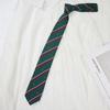 Camisa Básica Rayas Estilo Japonés JK/DK Sin Corbata Estilo Preppy Estudiante Cianosis Gris Azul Accesorios para Hombres y Mujeres Niños