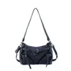 Bolso de Axila para Mujer 2026 Nuevo de Moda Otoño Casual Moda Bolso de Hombro de Mezclilla para la Escuela y para Ir al Trabajo Bolso Cruzado