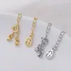 Corrente de Cauda 5cm Colar Pulseira Banhado a Ouro 18K Corrente de Extensão Fivela de Mola Fivela de Bolsa Flor de Íris Corrente de Cauda Acessórios de Joias DIY