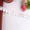 Accesorios de Ropa Blanco y Negro Listos para Usar del Fabricante Cinturón de Encaje Cortina Bordada Encaje Material de Poliéster Encaje Soluble en Agua