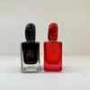 Celebridade da Internet Gradiente Colorido Frasco de Vidro Cilíndrico com Tampa de Rosca Garrafa Vazia para Recarga de Perfume 30ml Portátil com Spray de Pressão Frasco Cosmético