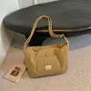 Elegante Xiaomi Moda Nova Textura Personalidade Bolsa de Ombro Única Bolsa Transversal de Grande Capacidade Bolsa Tote Simples para Estudante e Deslocamento