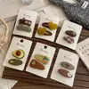 2025 Grampo de Cabelo Geométrico de Amor em Aço Outono e Inverno Moda de Alto Padrão Acessórios de Cabelo Xadrez Grampo de Cabelo Parte de Trás da Cabeça Grampo Quebrado