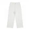 OUSWE Pantalones de Trabajo Streetwear Americano de Moda para Hombre de Pierna Ancha Amplia Versátiles Bolsillo Grande Casual Largos RK300