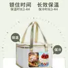 Bolsa Refrigerada Personalizada para Bolo de Aniversário Fabricante Folha de Alumínio Bolsa de Ombro Espessada Bolsa Térmica Grande Especial para Levar Poon Choi À Prova d'Água