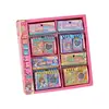 Gu Ka um Adesivo Duplo Macio Brincadeira Divertida Livro Doudou Mini Bobina Coleção de Vestir Jogo de Artesanato DIY Infantil