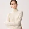 ¡Uso Versátil! Suéter 100% Cachemir Puro para Mujer, Cuello Alto, Agradable para la Piel, Suéter de Punto Suave y Esponjoso, Top Base de Cuello Alto