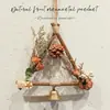 Sinos de Vento Criativos de Parede, Materiais para Jardim de Infância, Decorações Penduradas Feitas à Mão, Flores Secas Naturais, Enfeites de Pinha Pendurados, Decorações de Parede para Casa