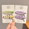 Pinzas para el pelo de frutas de dibujos animados para niñas pequeñas, Pasadores para flequillo delantero, Pinzas Bb para niños, Pinzas laterales para bebé, Diseño sin costuras