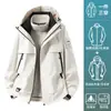 Chaqueta Pathfinder para Montañismo para Mujer, Set de Dos Piezas Cálido, Impermeable y Cortavientos 3 en 1 para Exteriores, Chaqueta de Senderismo para Hombre Talla Pequeña