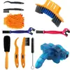 Equipamento de Limpeza para Bicicleta Lavagem de Carro Limpeza Manutenção Ferramenta de Limpeza de Corrente Manutenção Escova Grande Três Lados Conjunto de Limpeza de Corrente