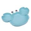Xiao Jian Vajilla Antibacteriana para Bebé de 6 Piezas Dinosaurio Cangrejo Plato de Cena para Niños Jardín de Infancia Plato de Cena Pingüino