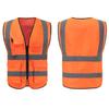 Chaleco de seguridad reflectante para construcción, tráfico, obras de construcción, overoles sanitarios, chaqueta de montar, logotipo impreso