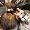 Acessórios de Cabelo Estilo Coreano ins Anel de Cabelo Doce Corda de Cabelo Elástico de Cabelo ins Corda de Cabelo de Alta Elasticidade Headwear para Adultos para Mulheres