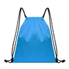 Nova Mochila Simples com Cordão Mochila Casual para Aula de Treinamento Bolsa de Basquete Masculina com Logo Estampado Mochila com Cordão Atacado