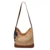 Bolso de Playa Tejido para el Brazo Diseño de Nicho Ins Versátil Bolso de Mujer 2026 Bolso Transfronterizo de Hombro Cruzado