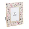 Porta-Retrato Jardim Florido 10cm x 15cm Metal Dourado - Wolff