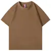 Comercio Exterior 300g Peso Pesado Talla Americana Camiseta de Manga Corta 100% Algodón Color Sólido Ropa de Trabajo Camisa Cultural Camisa Publicitaria Camiseta de Cuello Redondo