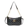Bolso Cuadrado Pequeño Transfronterizo Fresco de Moda para Mujer, Nuevo Bolso de Hombro con Lunares y Bloques de Color Verano 2026, Bolso Cruzado para Viajes Diarios