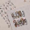 TENSOR finas resistentes nuevas pegatinas para uñas de artesanía estilo ins pegatinas para uñas de flores TS-3579 Poesía de Magnolia