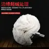 Taladro de mano especial con mango, rueda de tela blanca para pulir superficies de espejo, metal y jade, cabezal de pulido de terciopelo para encerar, rueda de pulido de tela blanca de algodón puro