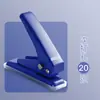 Máquina Perforadora de Agujero Único de Metal Kedeyou Máquina Perforadora de Papel de Hoja Suelta Máquina Perforadora Mini DIY Agujero Redondo Perforadora de 20 Páginas