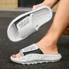 Pantuflas de Verano para Hombre para Uso en Exteriores, Chanclas Deportivas y de Ocio de Moda para Interiores y Baño, Antideslizantes y Resistentes a Olores para la Playa, En Stock
