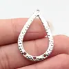 39X27Mm 2,9g Multicor Acessórios DIY Venda Quente Transfronteiriça Padrão Martelo Vazado Conectores para Brincos Gota d'Água