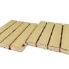 Tablero de Madera Ranurado Aislante de Sonido Personalizado al por Mayor Tablero de Madera para Pared Alta Densidad Ecológico Tablero Aislante de Sonido Material Aislante de Sonido para Sala de KTV y Sala de Conferencias