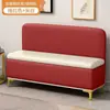 Banqueta para Cambiar Zapatos para Entrada de Casa, Zapatero Multifuncional con Almacenamiento, Sala de Estar, Dormitorio, Centro Comercial, Banco Largo de Almacenamiento, Banco Sofá en el que Pueden Sentarse Personas