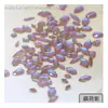 Joias de unha mistas atacado tamanho grande pequeno vidro cor champanhe aurora diamante formato especial acessório de unha diy