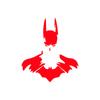 Pegatinas de Batman para comercio exterior transfronterizo, pegatinas reflectantes para locomotoras de motocicletas, pegatinas decorativas láser con personalidad para parachoques de ventanas de automóviles
