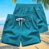 Pantalones Cortos Casuales de Verano para Hombre, para Correr, de Secado Rápido, Delgados, Deportivos, Transpirables, Sueltos, de Seda de Hielo, de Tres Cuartos, Pantalones de Playa