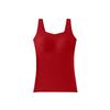 Tamanho único Roupas Preguiçosas Nuas Parte de Baixo Musculosa Peça Única Roupa Íntima Leve Feminina Sem Costura Ajustada ao Corpo Sem Aro Camiseta Básica