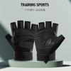 [Wolf Warriors II] Black Hawk Ejercicio Deportivo Táctico Fitness Medio Dedo Hombres y Mujeres Equipo Ropa de Entrenamiento Resistente al Desgaste Guantes de Fuerzas Especiales