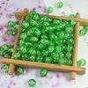 Cuentas de palomitas de maíz de 8 mm con esmalte de colores, cuentas de cristal de vidrio de doble color, cuentas sueltas hechas a mano, material para bricolaje, material de joyería