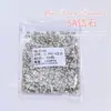 Paquete completo al por mayor 1440 Circonita Blanca Diamante Mini tamaño pequeño ojo de caballo espiga de trigo Circonita Super Brillante diamante de uña joyería de diamante