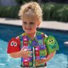 Ropa de Flotación de Tela para Nadar para Niños Tela Estampada de Dibujos Animados Traje de Baño Salvavidas Chaleco Flotador de Brazo para Niños Traje de Baño