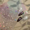 Pegatinas para Uñas Tensor Magic Girl Láser Corazón de Amor M1410 Serie Dulce Fresca Hermosa Chica Estrella Luna Corazón de Amor