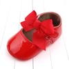 Primavera e outono nova menina princesa sapatos de couro brilhante pu pequenos sapatos de couro macio inferior sapatos de bebê sapatos de criança atacado 2562