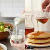 Taza medidora de plástico transparente, Taza medidora graduada de precisión, 60 ml con asa y diseño de pico, Taza medidora para mezclar cócteles transfronteriza