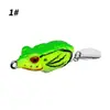 Isca artificial Luya Bait Sequin Lei Frog Toad 5g13g com anzol duplo, lantejoulas pretas, para pesca de corrico no atacado.