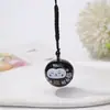 Pingente de Sino Gato da Sorte para Celular, Sino de Vento Pintado para Bênção e Riqueza, Pingente de Metal para Celular