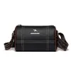 Bolso de Hombro con Patrón de Lichi de Moda Bolso de Lujo Ligero Atmosférico Correa Ancha para el Hombro Bolso para Mujer de Comercio Exterior Color Sólido Costura de Coche Simple Bolso Tipo Cojín para Mujer