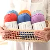 Hecho a mano No. 2 Hilos de Grosor Medio para Tejer Bufandas, Gorros y Abrigos, Hilo de 6 Hebras de Grosor Medio para Manualidades
