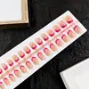 Calcomanías Francesas para Uñas Postizas Tiras Pre-hechas 30 Piezas Talla Única Uñas Espesas Portátiles Directo de Fábrica Personalización